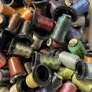 Assorted Iridescent Sewing/ EmbroideryThread Spools - Multi Color